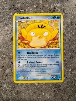 Pokemon TCG Cards Psyduck 87/127 Platinum - Image 1