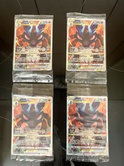 2023 Lucario VSTAR SWSH291 Crown Zenith ETB Promo Card SEALED Lot Of 4 NM - Image 1