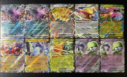 Pokemon EX Card Lot of 10 – Ultra Rare Holo/Promo – Near Mint Team Rocket’s - Image 1