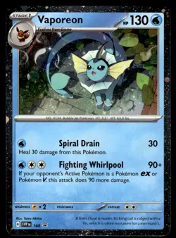 Pokemon TCG SV: Promo Cards #168 Vaporeon NM - Image 1