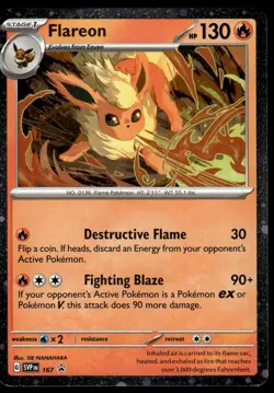 Pokemon TCG SV: Promo Cards #167 Flareon NM - Image 1