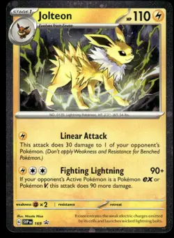 Pokemon TCG SV: Scarlet & Violet Promo Cards #169 Jolteon NM - Image 1