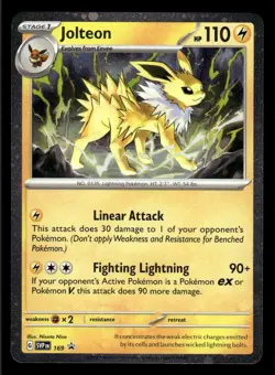 Pokemon TCG SV: Scarlet & Violet Promo Cards #169 Jolteon NM - Image 1