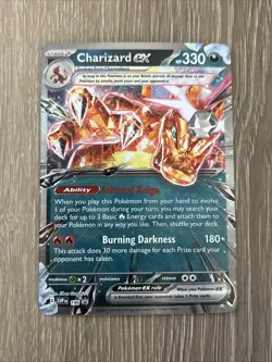 2 - Charizard ex 196 Sv: Scarlet & Violet Black Star Promo Cards Holo - NM - Image 2