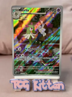 Kirlia 212/198 Scarlet & Violet Base Set Illustration Rare Card 'B' - TCGKITTEN - Image 1