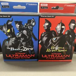 Ultraman Card Game Starter Deck 01 Heroes of Hyperspace & 02 Zero's Bonds BUNDLE - Image 2