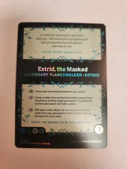 2024 MTG Magic the Gathering SLD Secret Lair Poster Foil #1327 Estrid the Masked - Image 2
