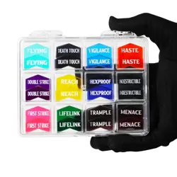60pcs Color Coded Keyword Counters Set for Magic The Gathering MTG Tokens CCG - Image 1