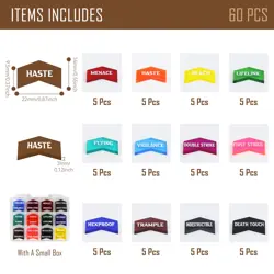 60pcs Color Coded Keyword Counters Set for Magic The Gathering MTG Tokens CCG - Image 3