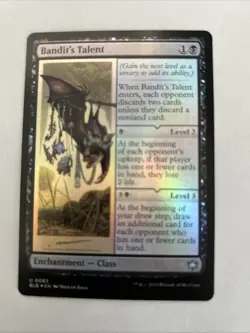 Bandit's Talent 83 MTG BLB U NM Foil - Image 1