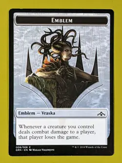 Vraska, Golgari Queen Emblem Token x1 Guilds of Ravnica 1x MTG - Image 1