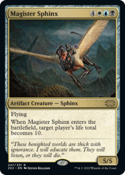 1 x Magister Sphinx - Foil - Double Masters 2022 - NM-Mint - MTG - Image 1