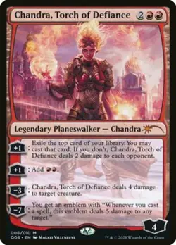 1 x Chandra, Torch of Defiance - Unique & Misc. Promos - NM-Mint - MTG - Image 1