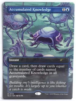 Accumulated Knowledge [New, Near Mint] *Foil* {Dandan SLD} - Image 1