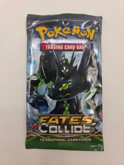 XY Fates Collide Sealed Pokemon Booster Pack- Zygarde Art- 19.02g - Image 1