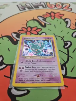 Pokemon TCG Misdreavus Holo Rare Neo Revelation 11/64 MP - Image 3