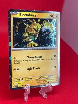 Pokemon TCG Electabuzz 125/165 151 RARE Pixelated Cosmos Holo Promo English NM - Image 3