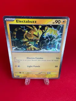 Pokemon TCG Electabuzz 125/165 151 RARE Pixelated Cosmos Holo Promo English NM - Image 5