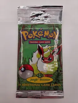 Sealed Pokemon 1999 Jungle Unlimited Booster Pack Flareon- 20.97g - Image 1