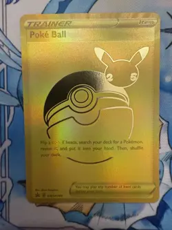 Pokemon TCG Celebrations 25th Anniversary Promo Poke Ball Gold SWSH146 - Image 1