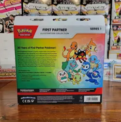 Pokemon First Partner Illustration Collection Series 1 Sealed Box One 3 Promo 🐐 - Image 3