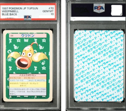1997 POKEMON JPN TOPSUN BLUE BACK WEEPINBELL PSA 10 - Image 1