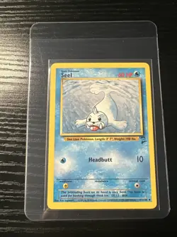 Seel 61/130 Base Set 2 WOTC Vintage Pokemon - Image 1