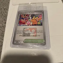 Pokemon TCG Celebratory Fanfare Ace Trainer Reward MEP 028 Promo New Sealed - Image 1