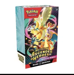 Pokemon TCG: Mega Evolution-Ascended Heroes Booster Bundle (6 Packs) PRESALE - Image 1
