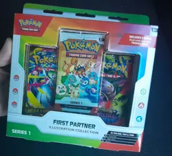 Pokemon First Partners Illustration Collection Box Set New Sealed - Image 1
