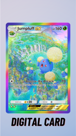 Jumpluff EX Rainbow Secluded Springs Pokemon TCG Pocket 2 Star ⭐⭐ (English) - Image 1