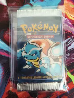 Pokemon 1st Edition Base Set Booster HEAVY 21.10g Blastoise WOTC 1999 DEUTSCH - Image 4