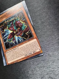 YuGiOh! Dinowrestler Martial Ankylo RIRA - Error Misprint Miscut 1st Edition NM - Image 5