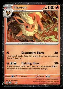 Pokemon TCG SV Promos #167 Flareon NM - Image 1