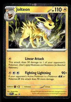 Pokemon TCG SV Promos #169 Jolteon NM - Image 1