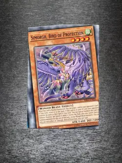 YuGiOh! Simorgh, Bird Of Protection RIRA - Error Misprint Miscut 1st Edition NM - Image 1