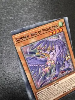 YuGiOh! Simorgh, Bird Of Protection RIRA - Error Misprint Miscut 1st Edition NM - Image 3