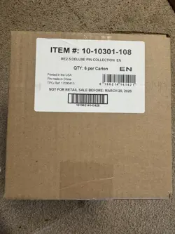 Pokemon TCG Ascended Heroes First Partner DELUXE PIN COLLECTION CASE Sealed 6 ct - Image 4