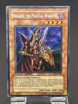 LP - Breaker The Magical Warrior MC2-EN002 TCG Yu-Gi-Oh! Secret Rare Limited - Image 1