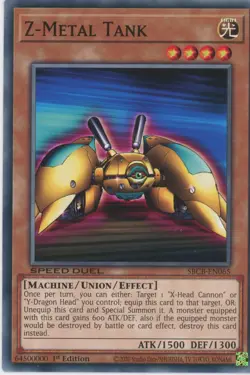 Yugioh Z-Metal Tank SBCB-EN065 Common 1st Edition - Image 1