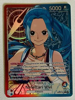 One Piece TCG - Nefeltari Vivi EB03-001 (Alt Art Leader) - Heroines Ed - English - Image 1