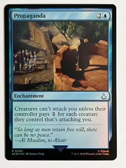 Assassin's Creed X MTG - Propaganda - Foil - Card #0085 - Image 1