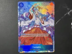 One Piece Card Game Yamato OP13-054 Carrying on His Will SR Foil Alt Art - Image 2