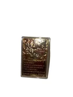 1999 Pokemon Burger King Charizard 23K Gold Plated Trading Card #06 CHARIZARD - Image 3