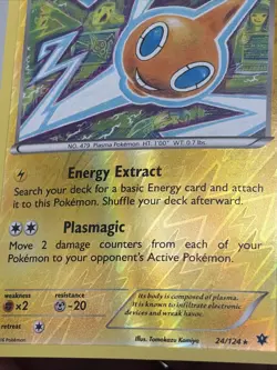 REVERSE HOLO Rotom 24/124 NM - XY Fates Collide Pokemon Card Tomokazu Komiya - Image 5