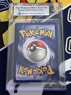 2000 Pokemon Team Rocket Dark Machamp Holo #10 BGS 9 MINT Graded Card - Image 3