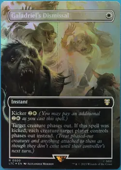 Galadriel's Dismissal (Borderless 500) FOIL Lord of Rings NM (514718) ABUGames - Image 1