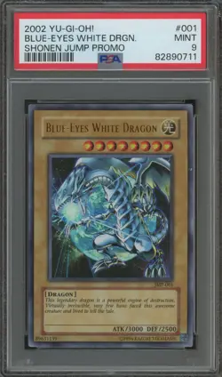 G2U YuGiOh BlueEyes White Dragon Shonen Jump Ultra Rare Promo JMP001 PSA 9 - Image 1