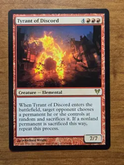 MTG Avacyn Restored - Tyrant of Discord - AVR 162 - Regular NM - Image 1
