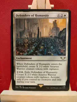Defenders of Humanity - Warhammer 40,000 (40k) - Rare - NM (See pics) MTG - Image 1